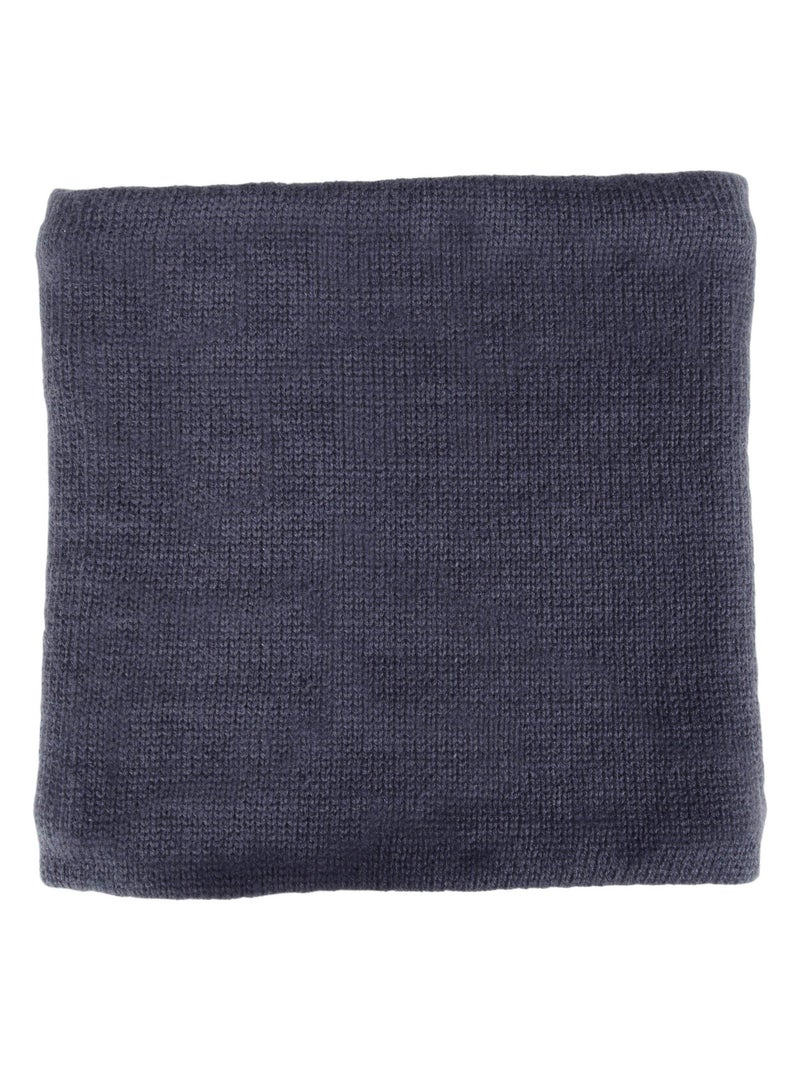 Tour de cou chaud, doublé imitation fourrure mixte enfant Isotoner Bleu marine - Kiabi