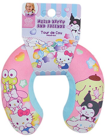 Tour de Cou de Voyage Hello Kitty en Peluche Ultra-Douce 19 cm