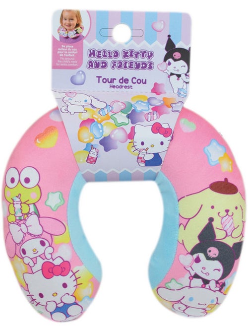 Tour de Cou de Voyage Hello Kitty  en Peluche Ultra-Douce 19 cm - Kiabi