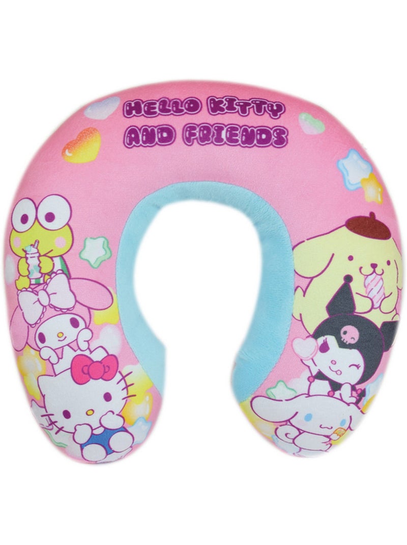 Tour de Cou de Voyage Hello Kitty  en Peluche Ultra-Douce 19 cm Multicolore - Kiabi