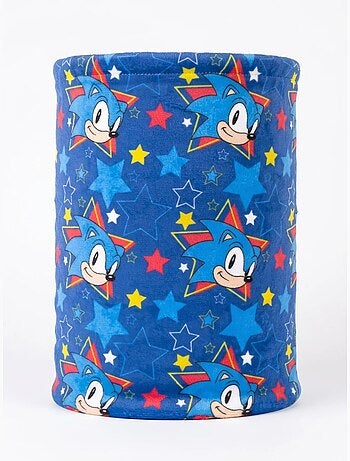 Tour de cou enfant en polyester extensible sonic sega