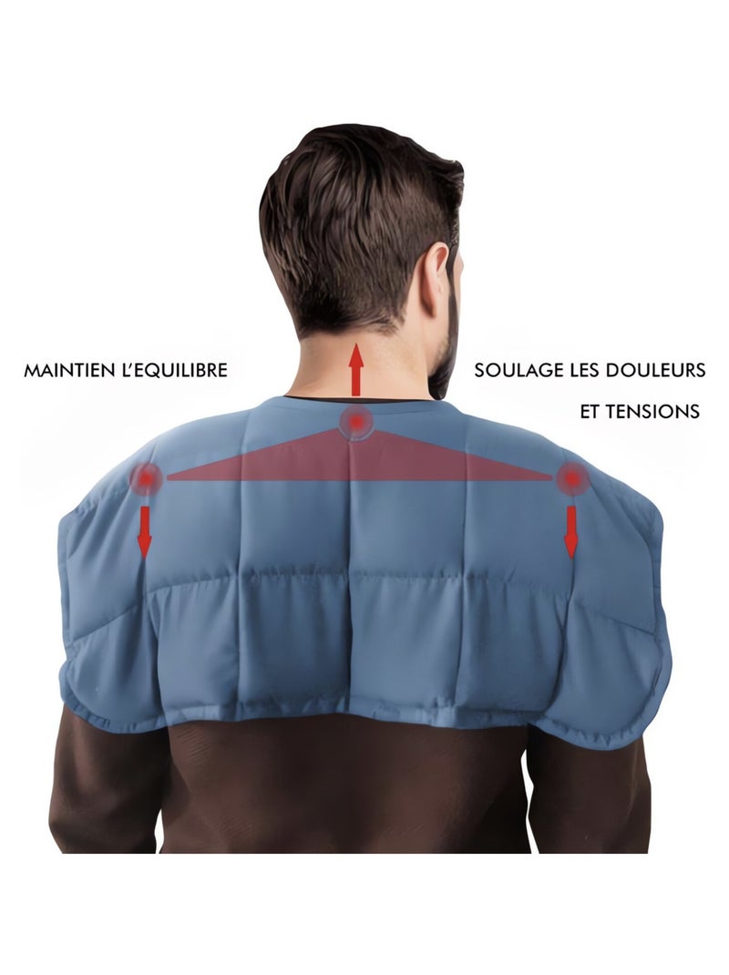 Tour de cou RELAX gris anthracite - Kiabi