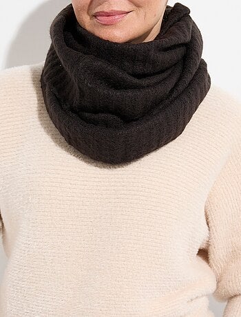 Tour de cou snood en maille mousseuse - AFIBEL