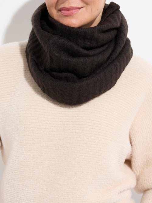 Tour de cou snood en maille mousseuse - AFIBEL - Kiabi