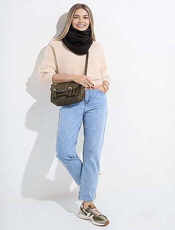 Tour de cou snood en maille mousseuse