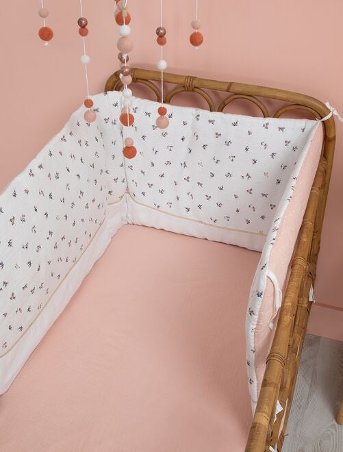 Tour de lit bebe protection enfant 90 cm -respirant protege-lit bord en  mousse Dinosaure Coton - Cdiscount Puériculture & Eveil bébé