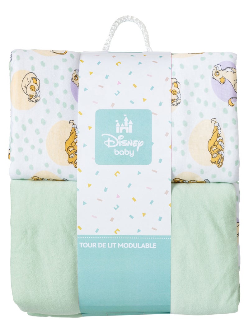 Tour de lit 10 éléments - Roi Lion Cosy Time - Babycalin Vert tilleul - Kiabi