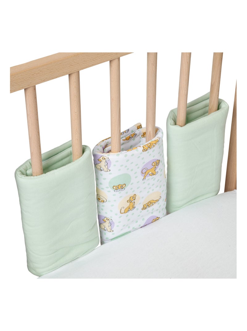 Tour de lit 10 éléments - Roi Lion Cosy Time - Babycalin Vert tilleul - Kiabi