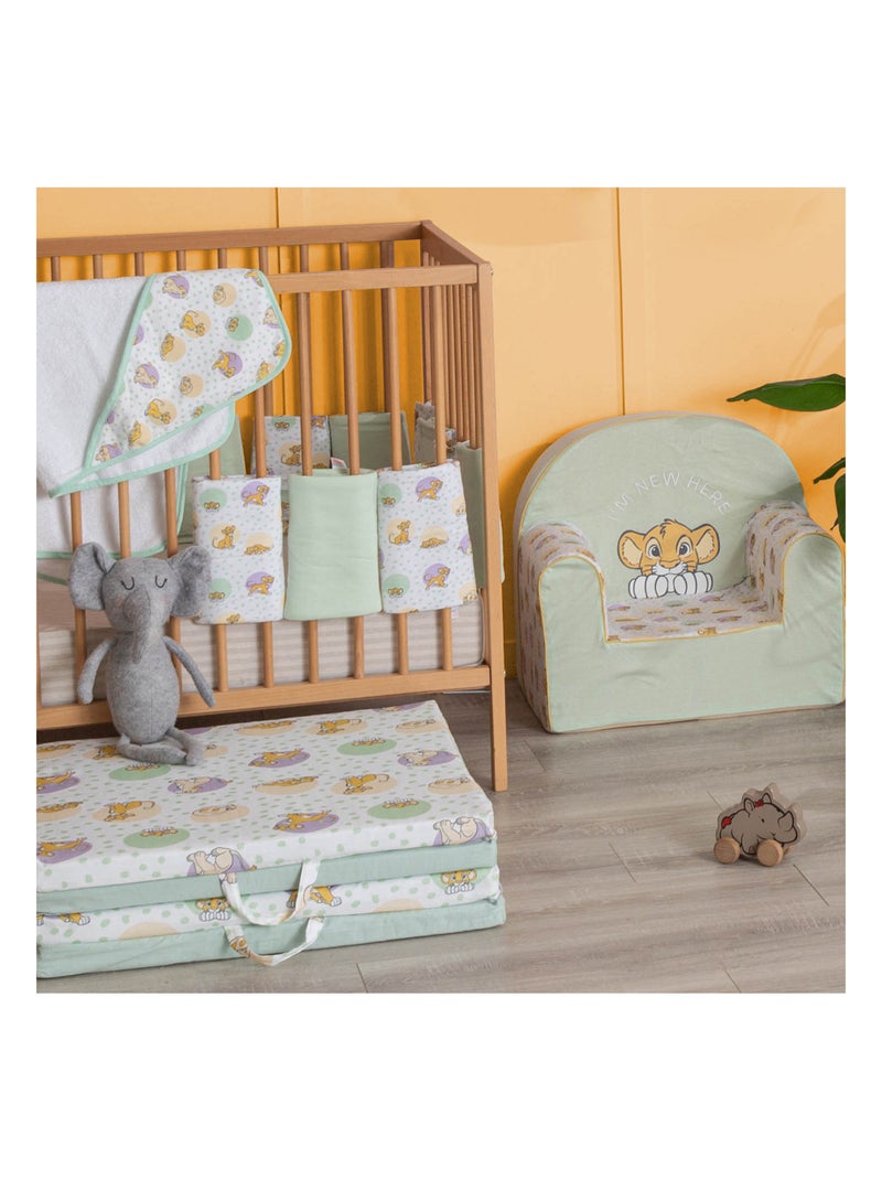 Tour de lit 10 éléments - Roi Lion Cosy Time - Babycalin Vert tilleul - Kiabi