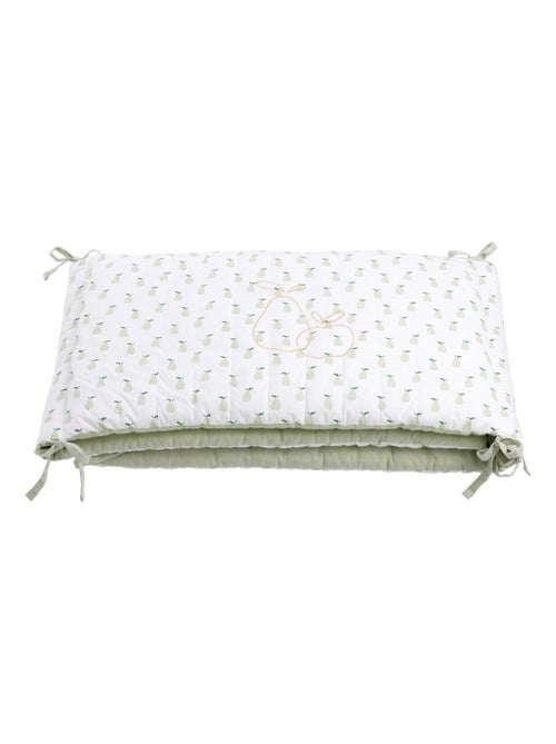 Tour de lit 200x36x4cm en coton Vert tilleul - SAUTHON - Kiabi