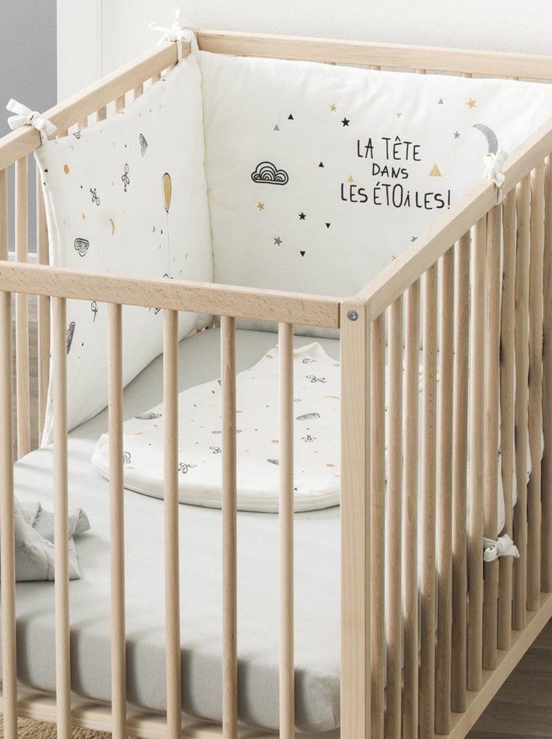 Tour de lit adaptable Etoile Filante - 40x180 cm Blanc - Kiabi