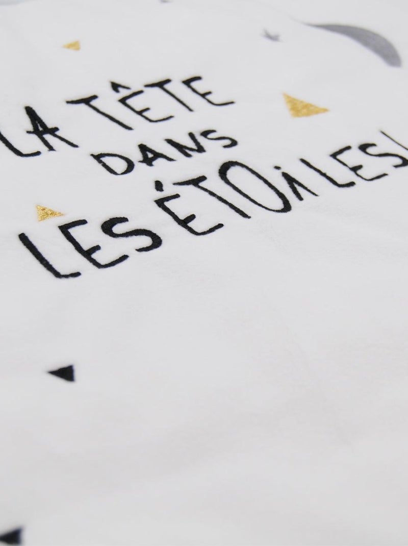 Tour de lit adaptable Etoile Filante - 40x180 cm Blanc - Kiabi