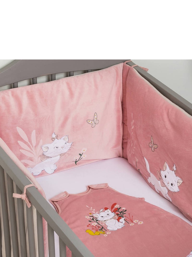 Tour de lit adaptable Marie Sweet - 40x180 cm Rose - Kiabi