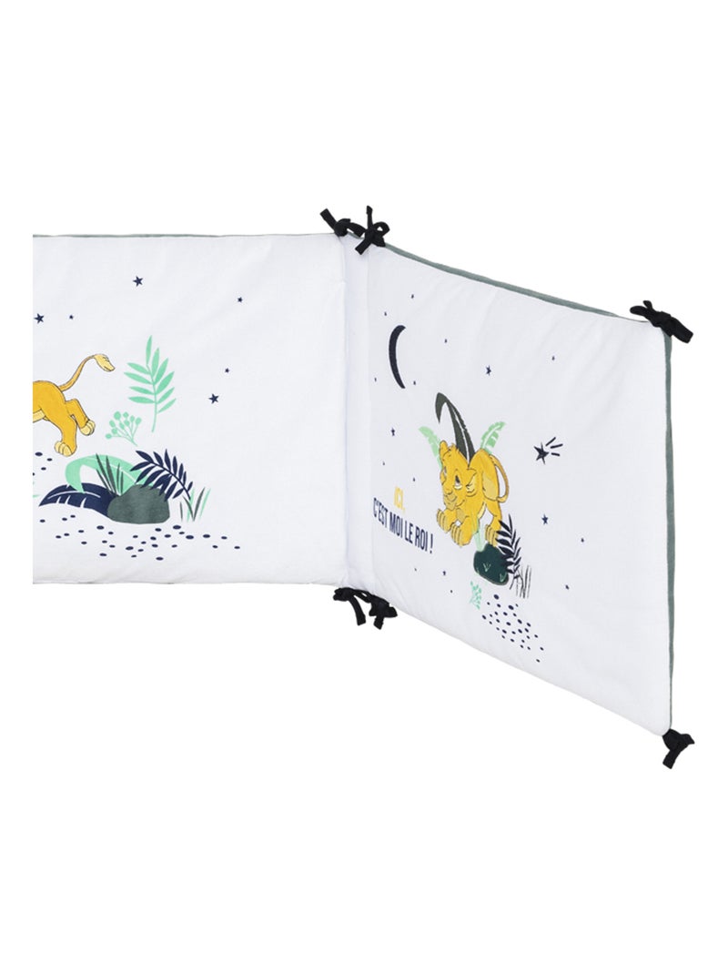 Tour de lit adaptable Roi Lion Star - 40x180 cm Bleu - Kiabi