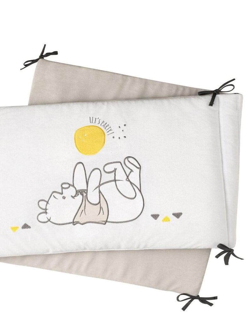 Tour de lit adaptable Winnie Let's Party Blanc - Kiabi