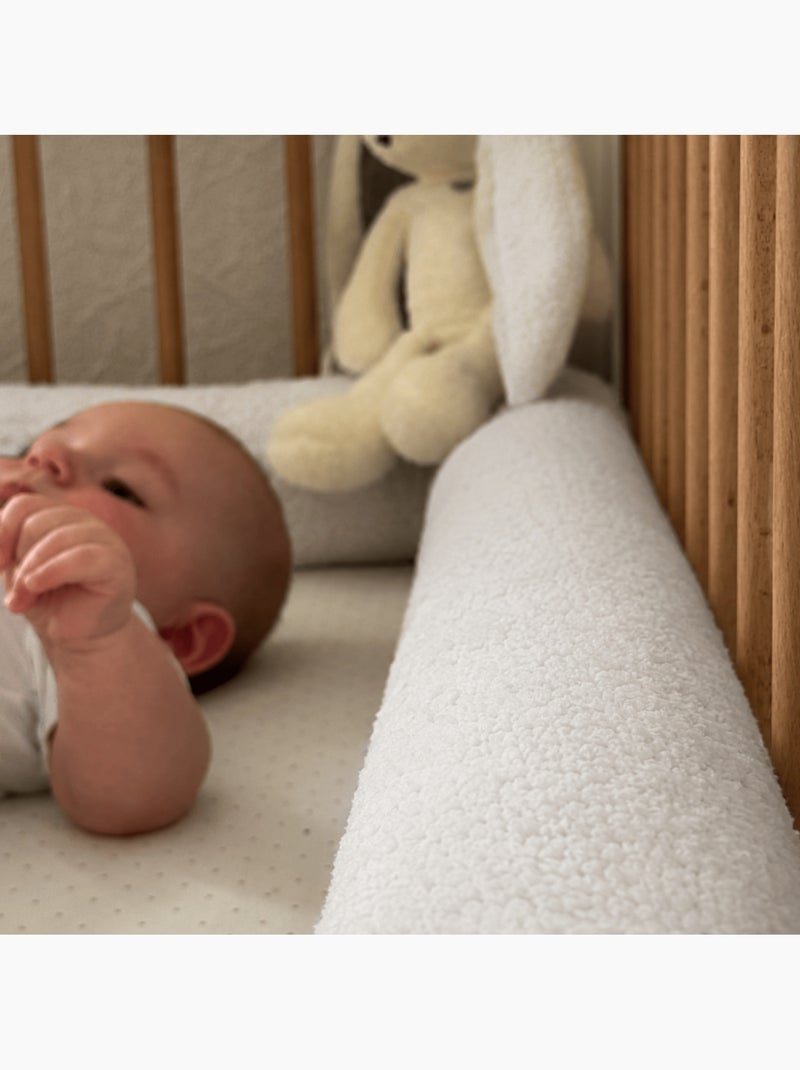 Tour de lit bébé Boucle 200 cm Blanc cassé - Kiabi