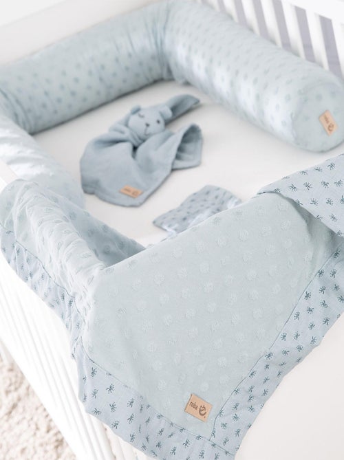 Tour de lit bébé + couverture et doudou en coton Bio 'Lil Planet' ROBA - Kiabi