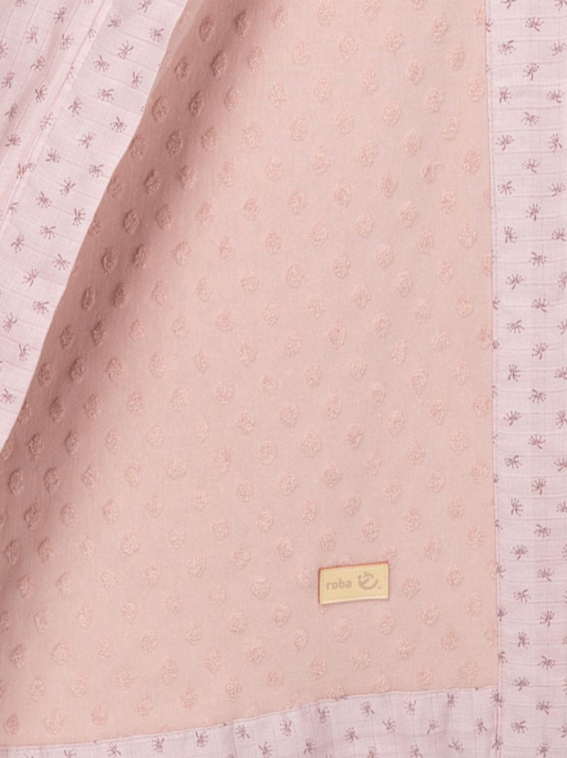 Tour de lit bébé + couverture et doudou en coton Bio 'Lil Planet' ROBA Bleu pastel - Kiabi