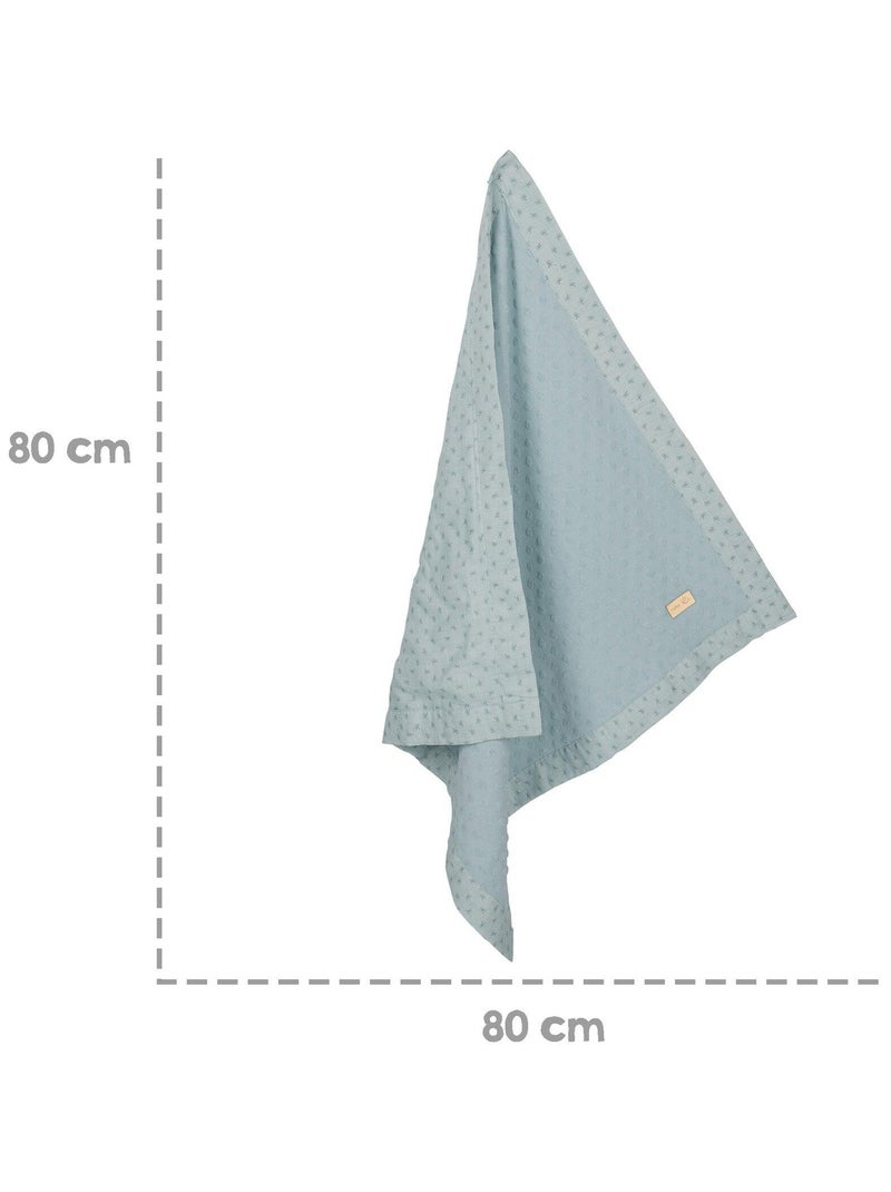 Tour de lit bébé + couverture et doudou en coton Bio 'Lil Planet' ROBA Bleu pastel - Kiabi