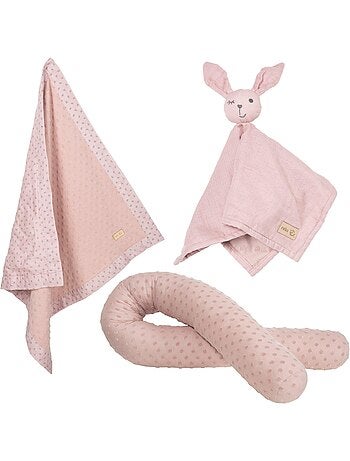Tour de lit bébé + couverture et doudou en coton Bio 'Lil Planet' ROBA