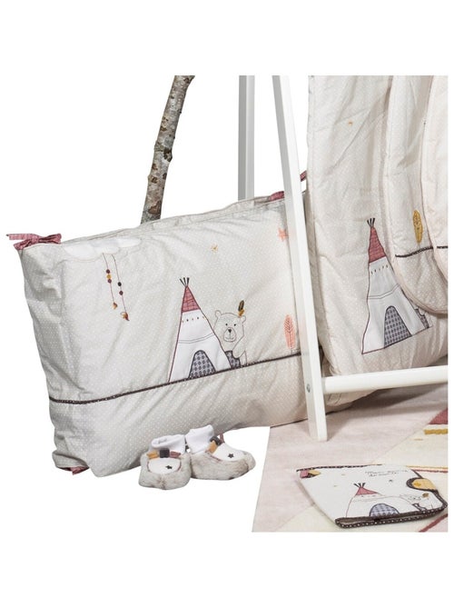 Tour de lit bébé déhoussable en coton - - Kiabi