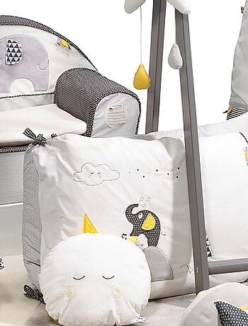 Tour de lit bébé déhoussable en coton - SAUTHON