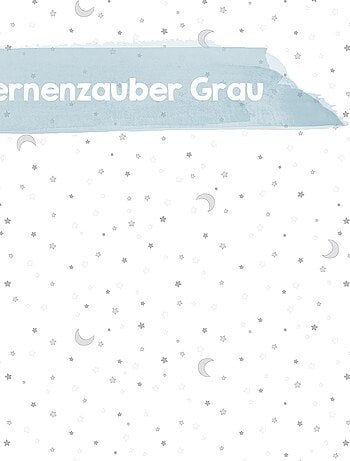 Tour de lit bébé déhoussable safe asleep® système Easy Air 'Sternenzauber grau' ROBA