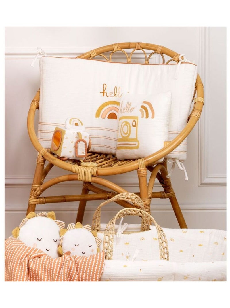Tour de lit bébé en coton - SAUTHON Blanc - Kiabi