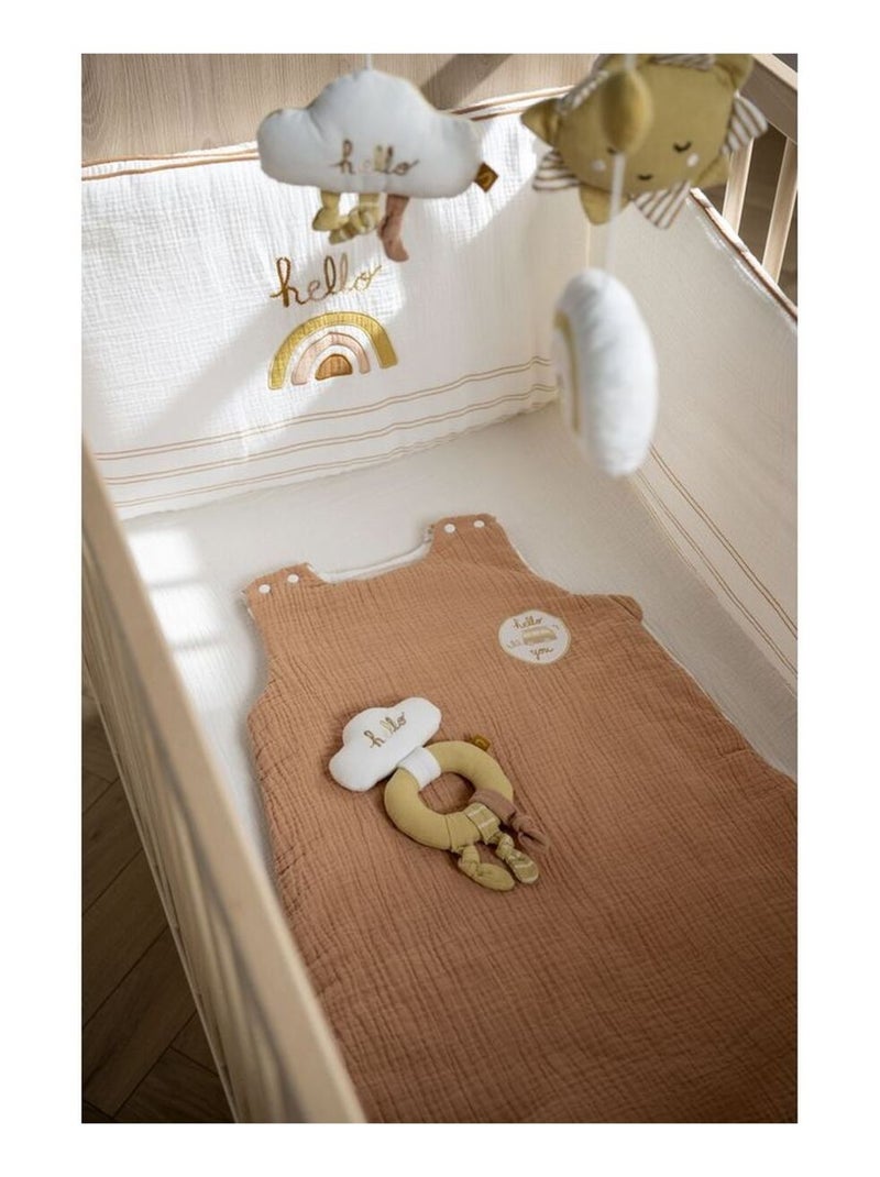 Tour de lit bébé en coton - SAUTHON Blanc - Kiabi