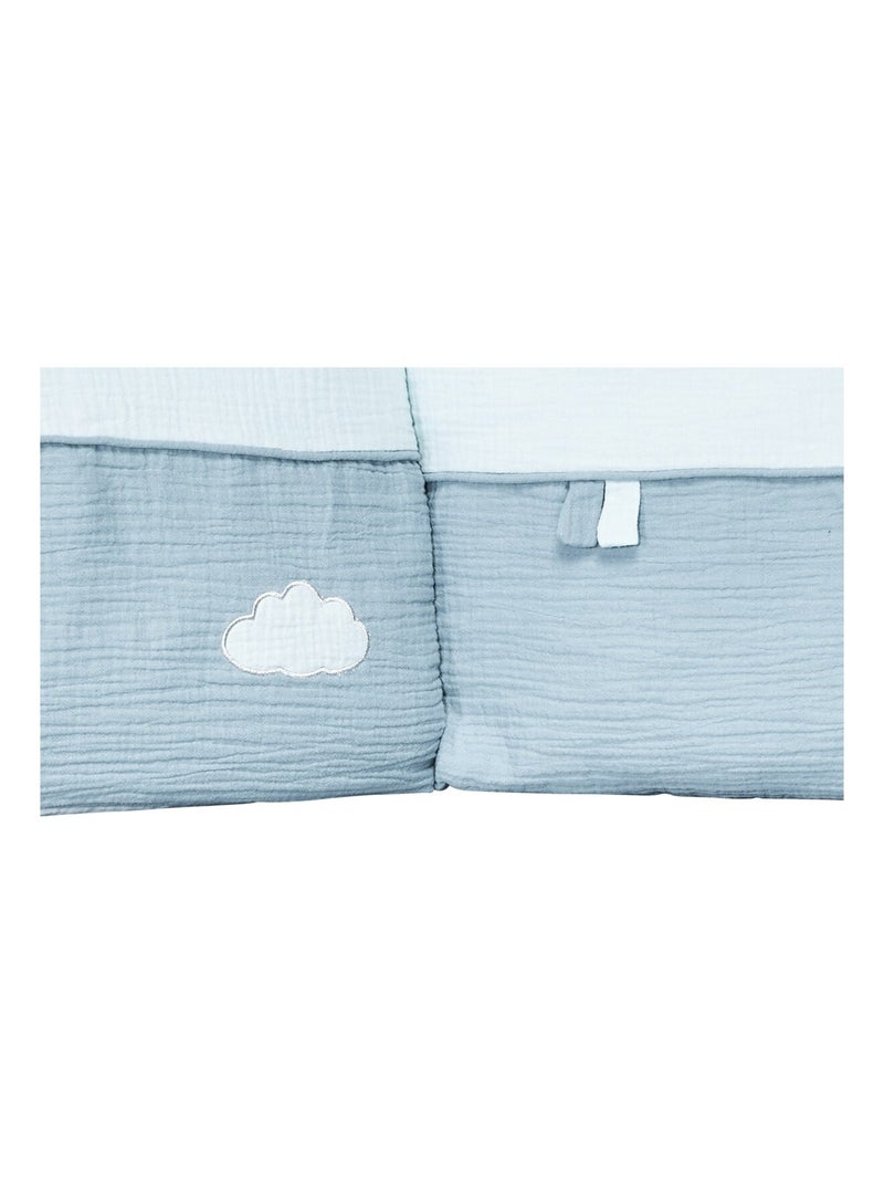 Tour de lit bébé en coton - SAUTHON Bleu - Kiabi