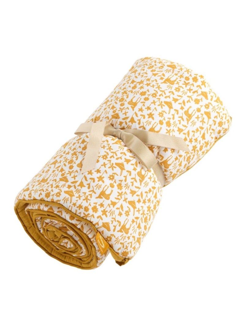 Tour de lit bébé en coton - SAUTHON Jaune - Kiabi
