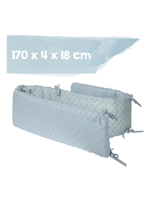 Tour de lit bébé en coton Bio pois en relief - ROBA 'lil planet' - Kiabi