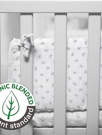 Tour de lit bébé en coton Bio pois en relief - ROBA 'lil planet'