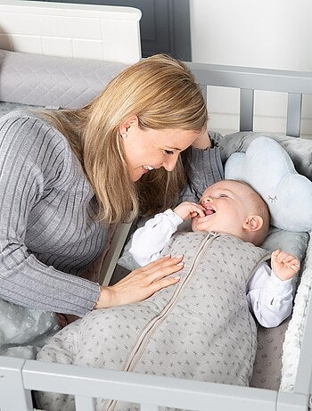 Tour de lit bébé en coton Bio pois en relief - ROBA 'lil planet'