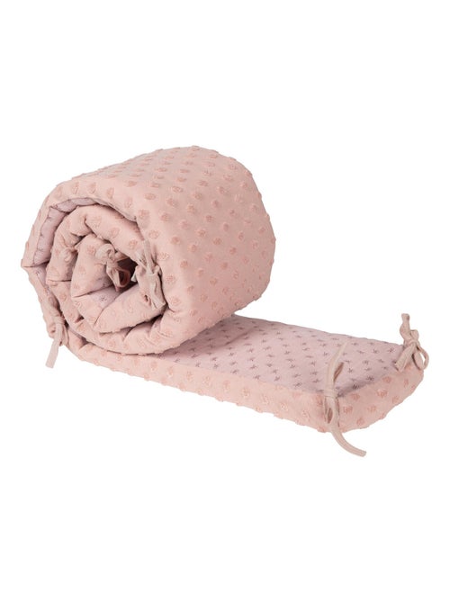 Tour de lit bébé en coton Bio pois en relief - ROBA 'lil planet' - Kiabi