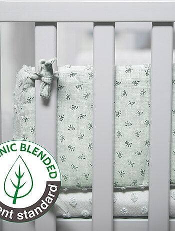 Tour de lit bébé en coton Bio pois en relief - ROBA 'lil planet'