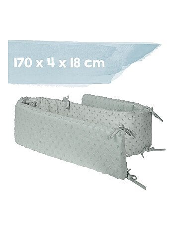 Tour de lit bébé en coton Bio pois en relief - ROBA 'lil planet'