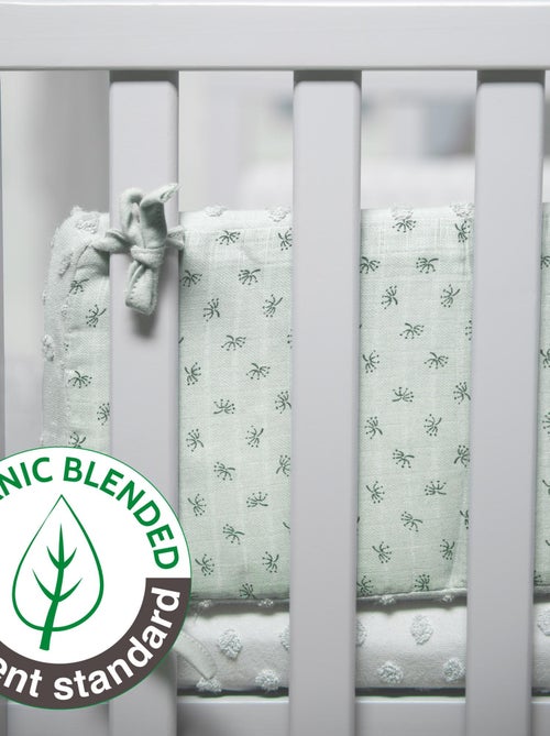 Tour de lit bébé en coton Bio pois en relief - ROBA 'lil planet' - Kiabi