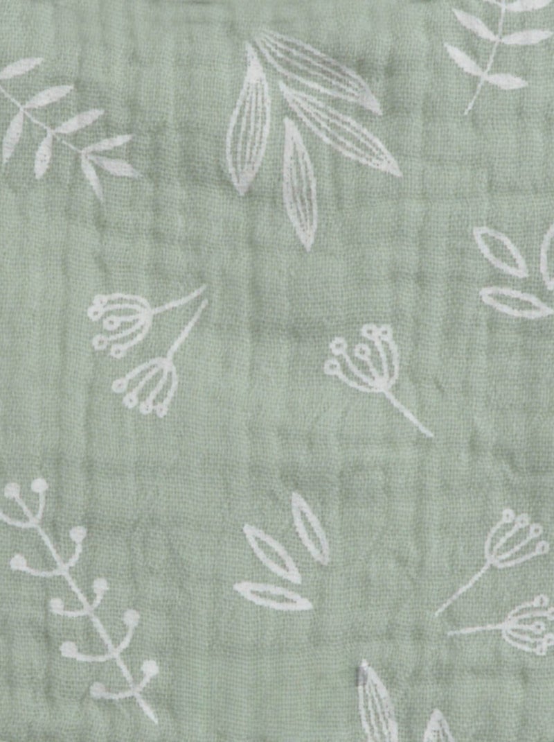 Tour de Lit Bébé en Gaze de Coton Vert - Kiabi