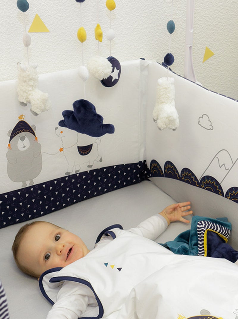 Tour De Lit Bébé Kinousses Bleu - Kiabi