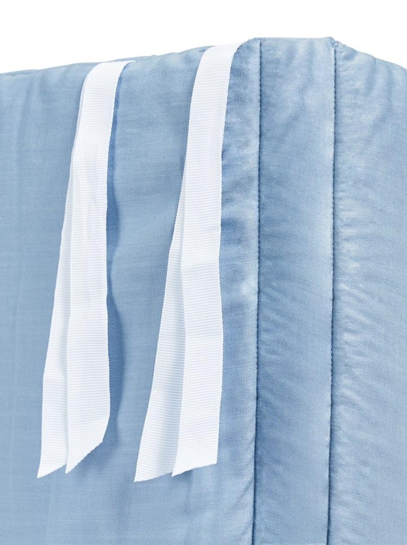 Tour de lit bébé stable en coton 180 x 35 cm Bleu - Kiabi