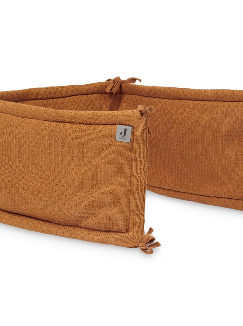 Tour de lit Bliss Knit Caramel (pour lit 60 x 120 et 70 x 140 cm) Marron - Kiabi