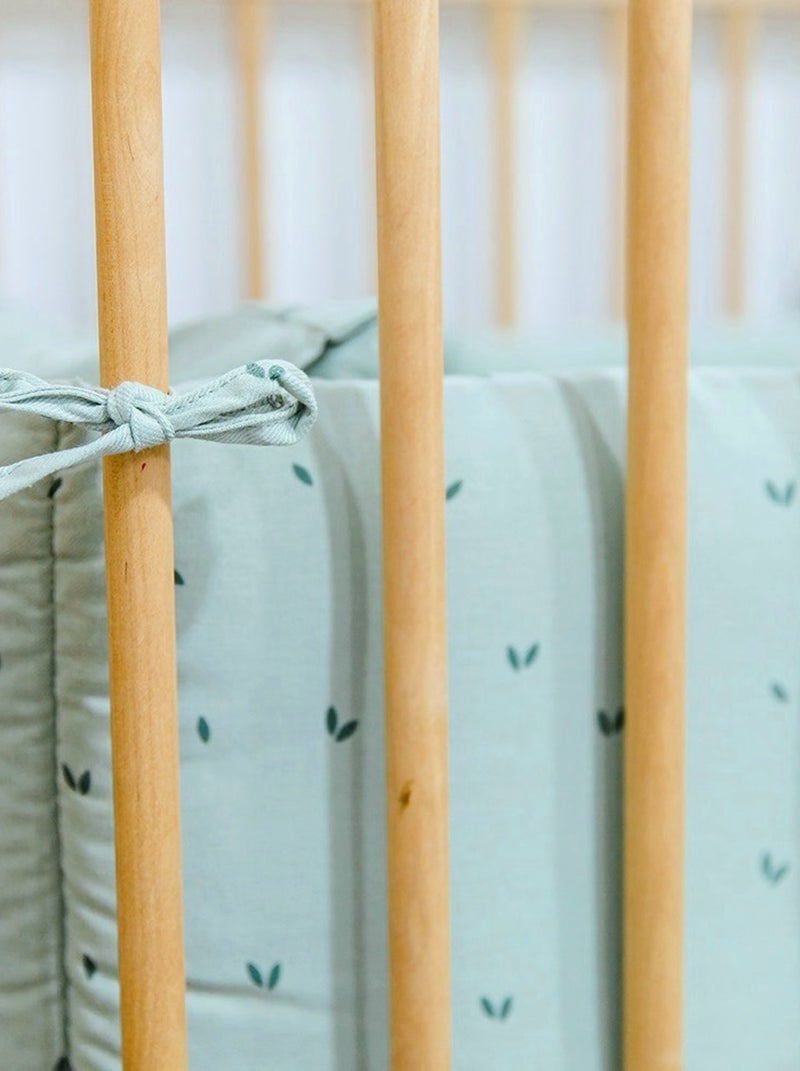 Tour de Lit Complet Bio Organic Green Vert - Kiabi