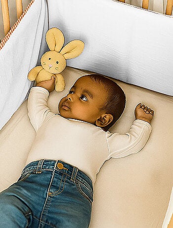 Tour de Lit en Coton Bio Rose