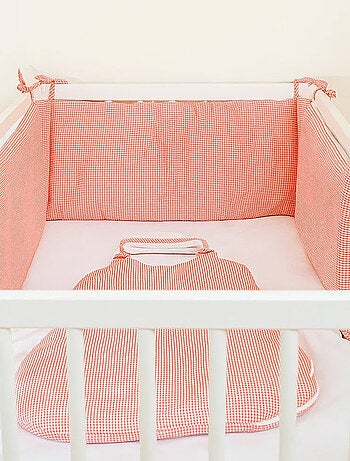 Tour de Lit en Coton Bio Rose