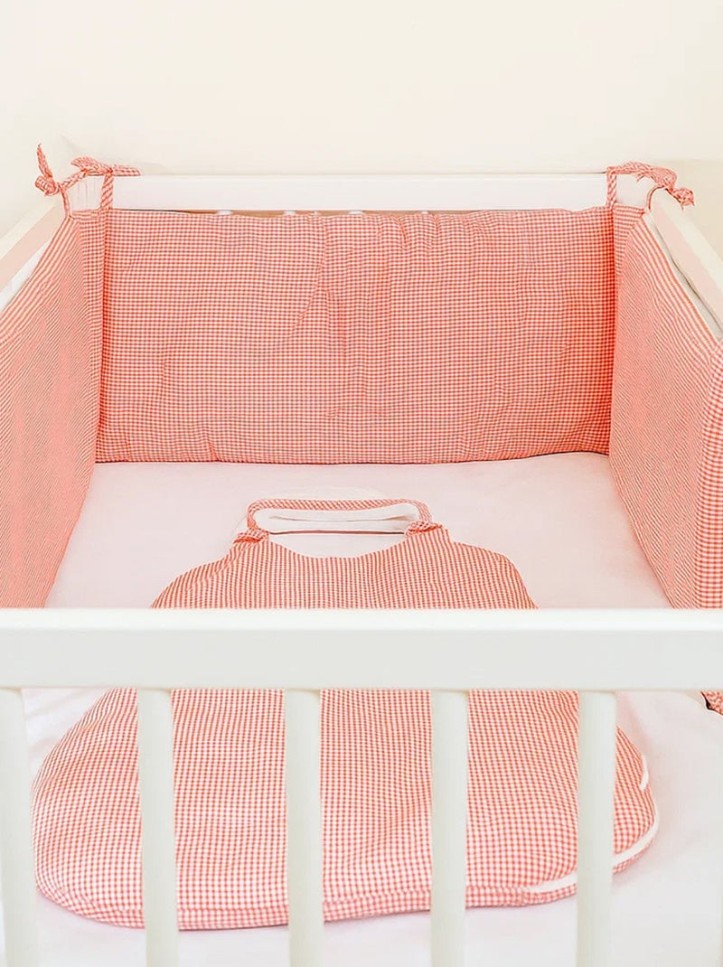 Tour de Lit en Coton Bio Blanc Blanc - Kiabi