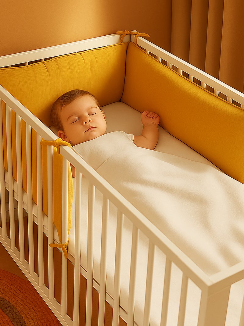 Tour de Lit en Coton Bio Honey Miel - Kiabi