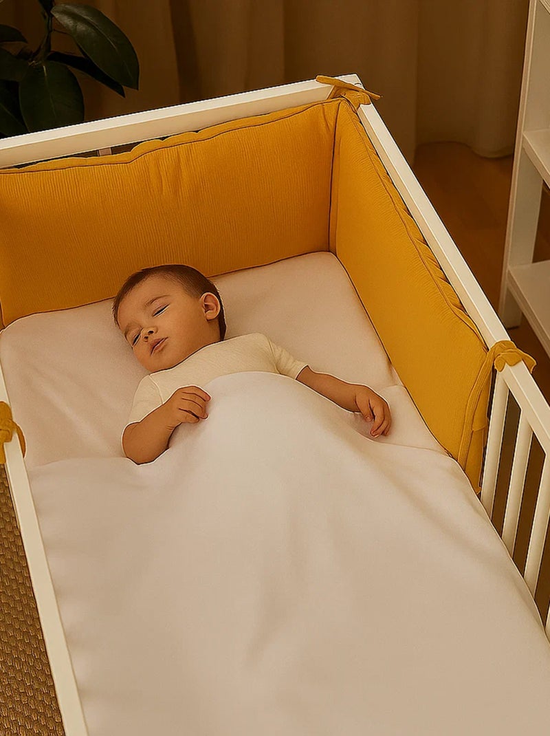 Tour de Lit en Coton Bio Honey Miel - Kiabi