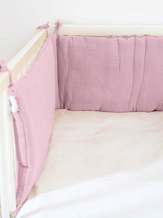 Tour de Lit en Coton Bio Rose