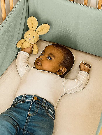 Tour de Lit en Coton Bio Rose